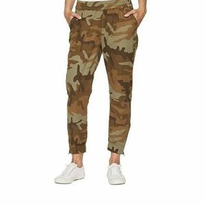 Levi’s Pants Women's M Joggers Camouflage  Pull On Green Ankle Pockets